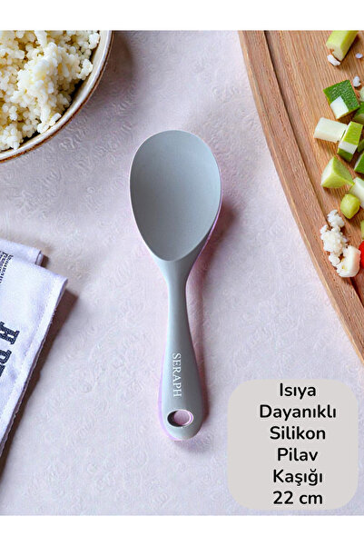 Seraph Isıya Dayanıklı Silikon Pilav Kaşığı 22 cm 1 Adet