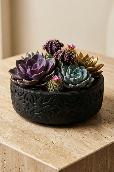 Evene Saksı Büyük Saksı Çiçek Saksısı Büyük Boy Saksı Salon Saksısı Model 2 S...