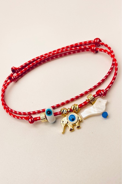 Concept HuBuTU Gift Set of Luxury Drawstring Marteniçka Wishing Bracelet with...