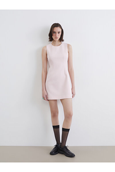 LC Waikiki Crew Neck Mini Dress
