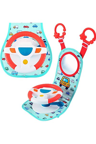 Arabest Baby Car Seat Steering Wheel Toy, Interactive Driving Simulator with ...