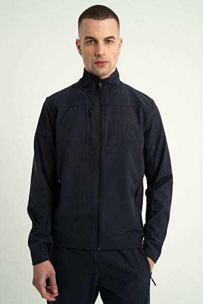 Airlife Professional Sr1 Vg - 26 Men's Full Length Zippered Jacket Navy Blue