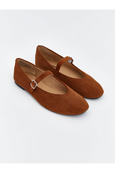 LC Waikiki Suede Look Women's Ballet Flat