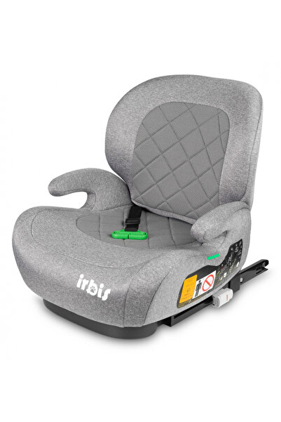 Caretero Inaltator auto copii Irbis I-Size Grey Melange 125-150 cm, fixare cu...