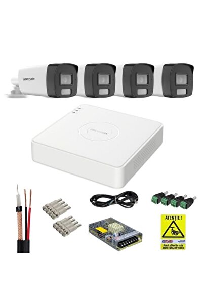 Hikvision Analog Surveillance System 4 Cameras 4K