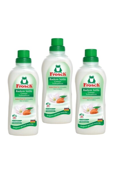 Frosch Badem Sütlü Çamaşır Yumuşatıcısı 750 ml x 3 Adet