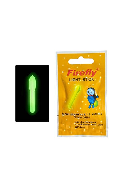 Albastar Firefly Topuz Kafa Fosforlu Olta Çubuğu YELLOW GREEN - 4.5-8X35MM