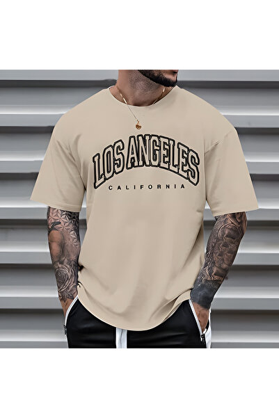 EFFRENATU تي شيرت مطبوع للجنسين من KYazı - رقبة دائرية، أكمام قصيرة، كاجوال