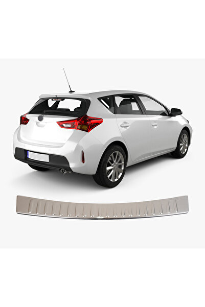 ServetDizaynOto Toyota Auris FL HB Uyumlu 2015 Sonrası Krom Arka Tampon Üstü ...