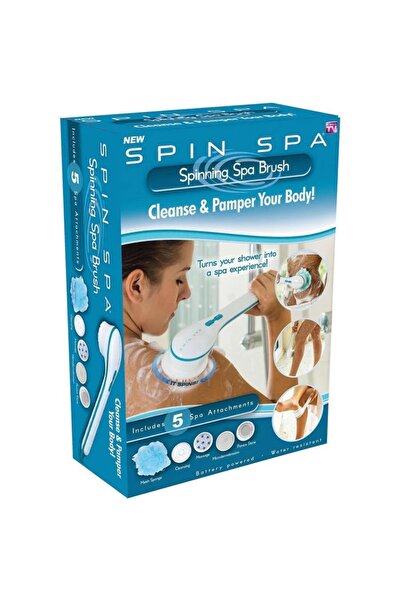 ZanaCasei Rotating Bath Brush 5-in-1 for Shower, Body Cleansing & Massage, Wa...