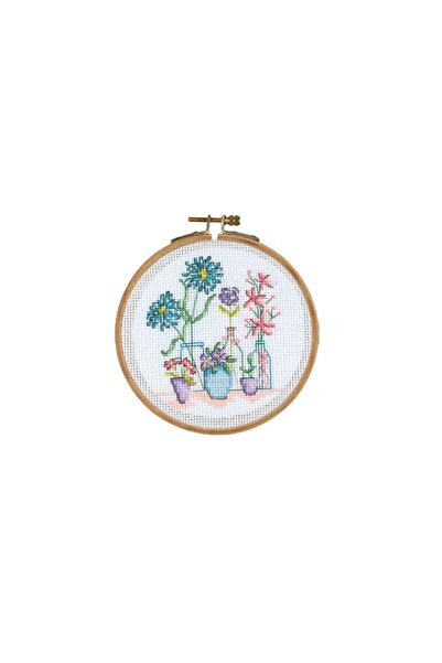 TUVA AHŞAP KASNAKLI KANAVİÇE KİTİ 12,5 CM ACS-07