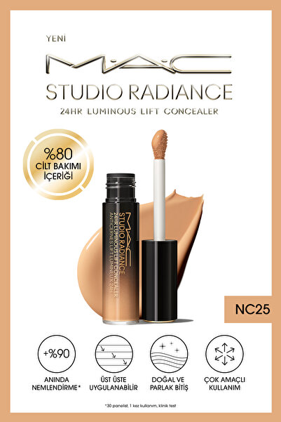 M.A.C Studio Radiance 24hr Luminous Lift Concealer - Cilt Bakım İçerikli Seru...