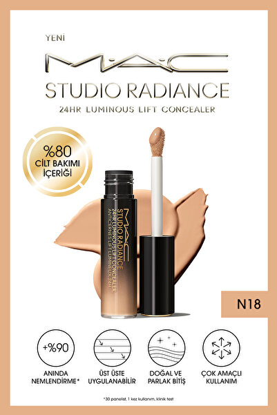 M.A.C Studio Radiance 24hr Luminous Lift Concealer - Cilt Bakım İçerikli Seru...
