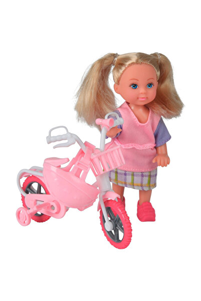 Simba Papusa Evi Love My First Bike 12 cm roz