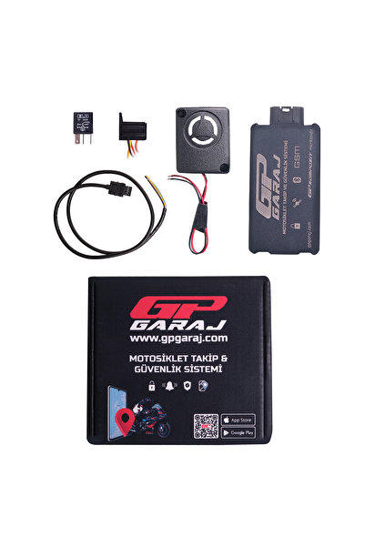 GP GARAJ نظام تتبع وحماية الدراجات النارية TKP001 + وحدة إنذار بالصفارات + نظ...