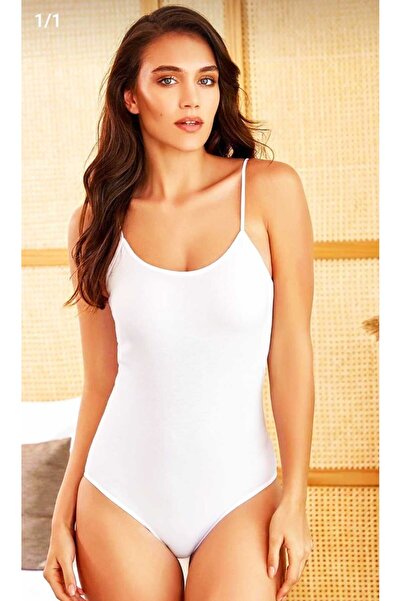 Berrak Flexible Snap-On Bodysuit with Straps