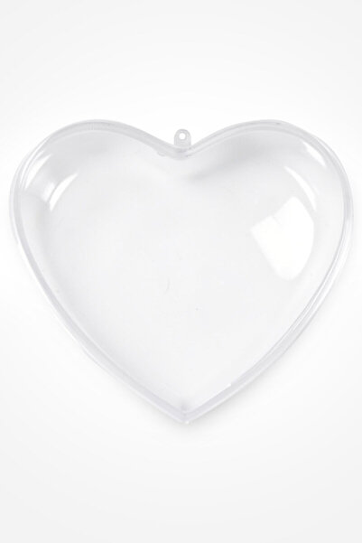 Bimotif Kalp şekilli, kapaklı plastik hediye kutusu 3 adet