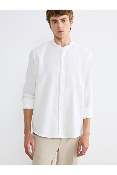 LC Waikiki I Standart Fit Hakim Roba Collar Men's Shirt from Freezen Store
