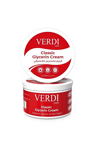 VERDİ Classic Glycerin Cream 225 ml – Deep Hydration and Lasting Softness