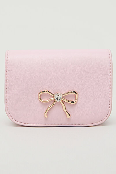 R&B Girl's Pink Bow Detail Sling Bag