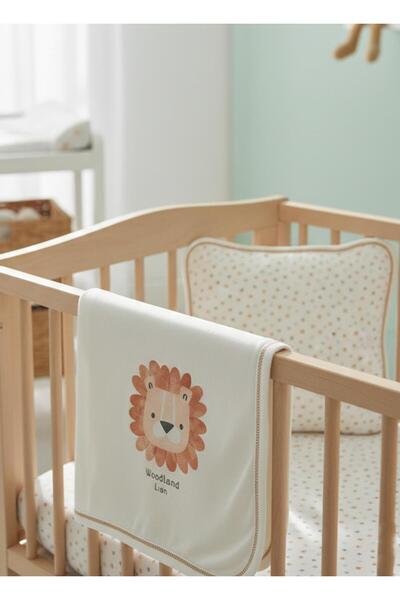 kitikate Organic Woodland Blanket Set Ecru