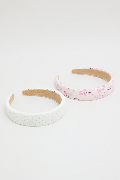 R&B Women's Pink 2 Pack Wide Headbands