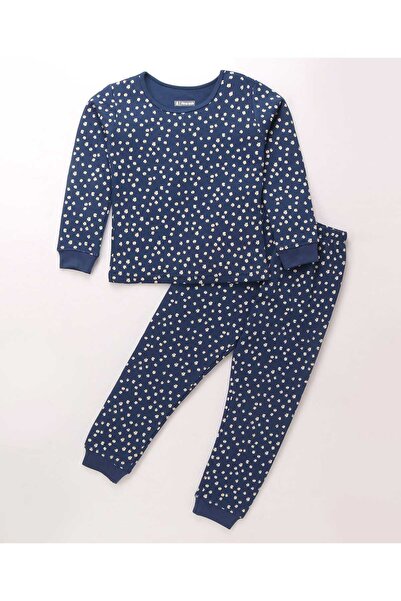 Pine kids Cotton Knit Full Sleeves Thermal Vest & Pant Set with Floral Print ...