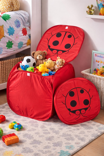 Binbirreyon Παιδικό Δωμάτιο Καλάθι Πλυντηρίου με Κάλυμμα Καλάθι Παιχνιδιών 40...