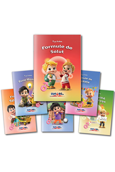 Cunosc.ro Setul Bune Maniere pentru Băieței (6 cărți)