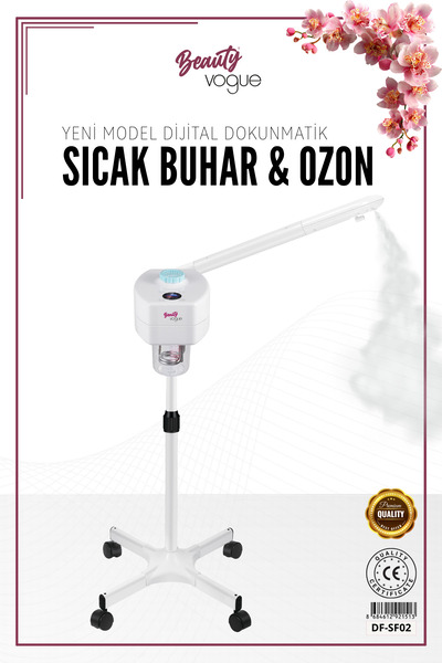 Beauty Vogue Sıcak Buhar Ve Ozon Makinesi DF-SF02 Ozonlu Sıcak Buhar