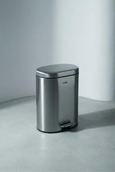 ACAR BANTIA OVAL INOX ÇÖP KUTUSU 40x30x22CM 12LT