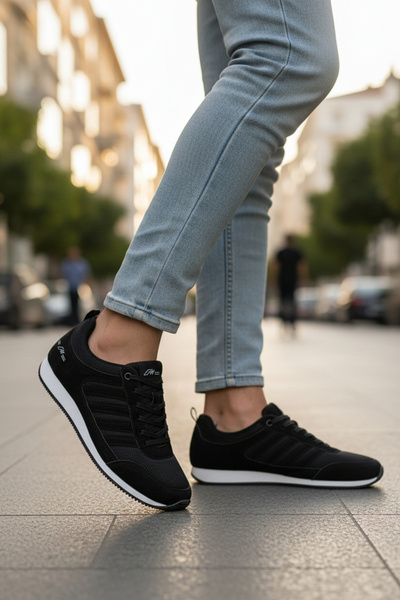 ENOCH SHOES أحذية إينوخ الرياضية الرجالية ذات الطابع الرجعي - حذاء رياضي للمش...