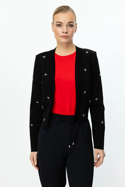 On Fashion Women's Studded Black Cardigan 59901