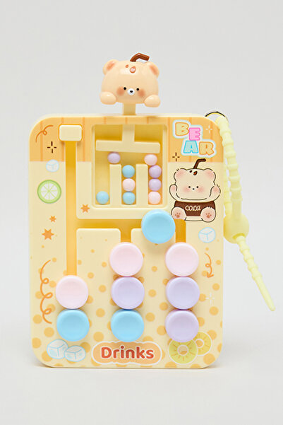 R&B Unisex Yellow Puzzle Game Keychain