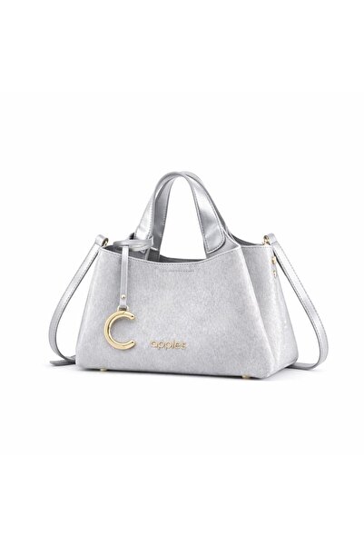 Generic Elegant Women’s Top Handle Handbag with Gold Charm – Premium Textured...