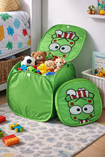 Binbirreyon Παιδικό Δωμάτιο Καλάθι Πλυντηρίου με Κάλυμμα Καλάθι Παιχνιδιών 40...