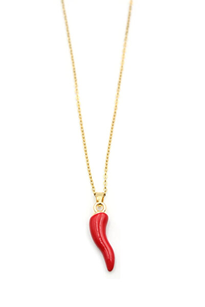 Generic Brand Herşey Trend Pepper Necklace - Gold