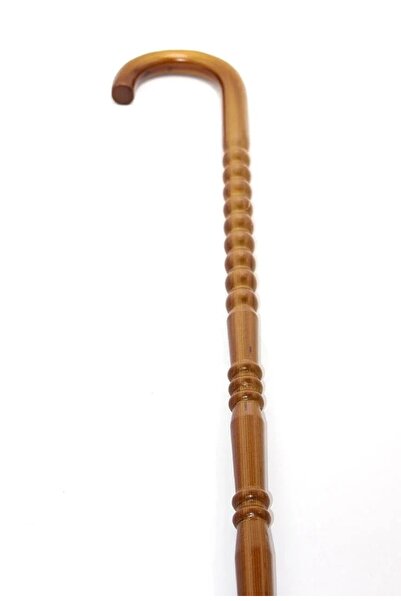 Lunaev عصا مشي خشبية - 92 سم، تصميم كلاسيكي مصنوع يدويًا، دعم متين للمشي