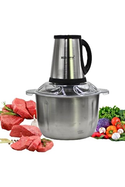 Biki Electric meat grinder, 4 liters - 950 watts, stainless steel