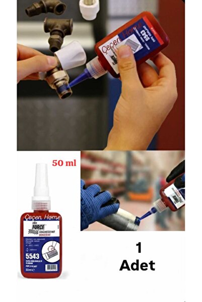 ÇEÇEN HOME (1 Adet) Boru Sızdırmazlık Elemanı, Sıvı Conta Boru Dişli Macunu 50ML