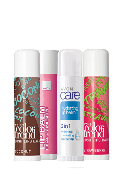 AVON Color Trend ve Care Dudak Nemlendirici Balm Paketi