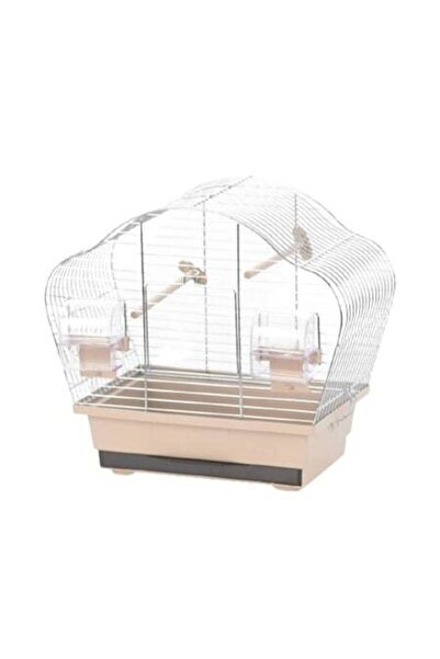 LAROY GROUP Colivie pentru păsări, Laroy, Beta Mini, 36.5x20x34cm, Bej/Zinc