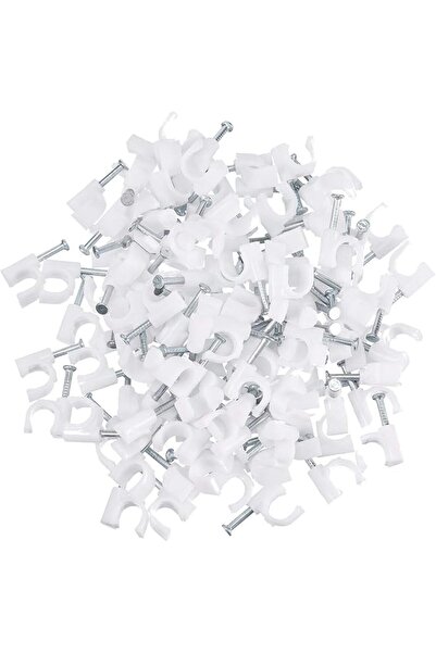The Bros 100-Pack Cable Wire Clips, 10mm Cable Management Clips - Carbon Stee...