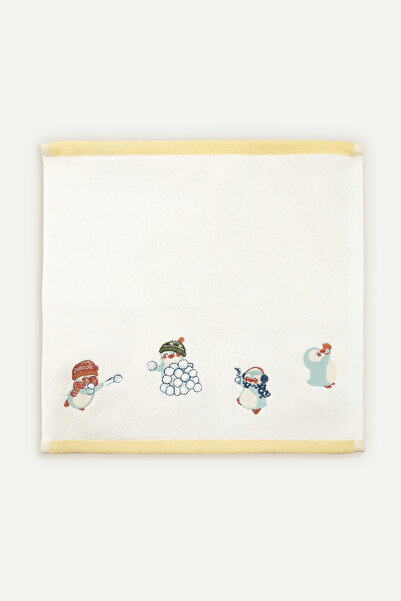 Casadora Baby منشفة يوني صفراء اللون مصنوعة من القطن العضوي بنسبة 100% - 30x3...