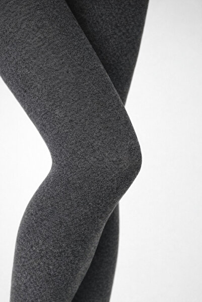 PJ & Me 40 Den Opak Mat Koyu Taş Gri Kırçıllı Kadın Külotlu Çorap