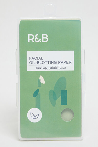 R&B Women's Green Facial Oil Blotting Paper