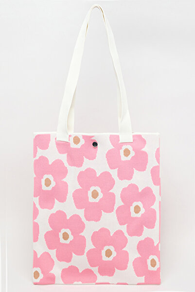 R&B Women's Pink Patterned Shoulder Bag