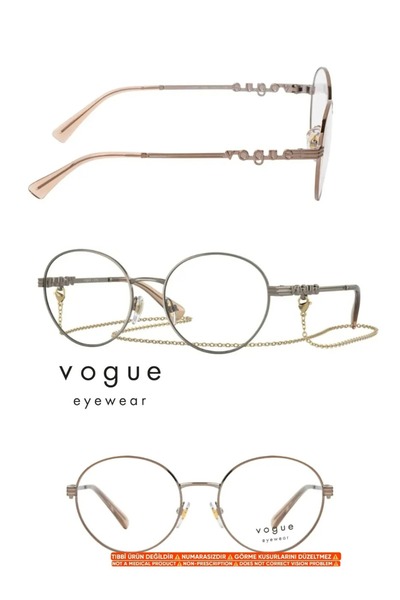Vogue VO4222 5138 51-17 135 (ZİNCİRLİ) + Premium Blue Light Protection (Drive...