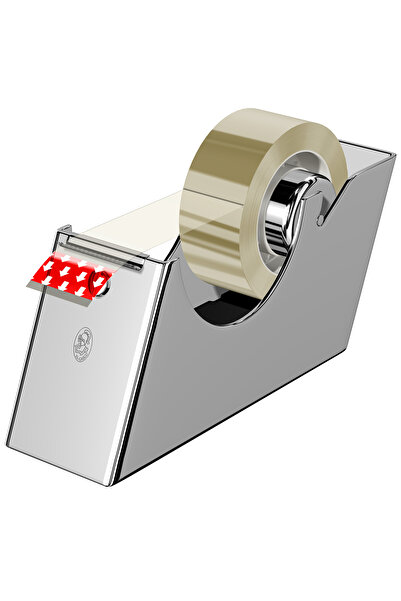 El Casco Dispenser bandă adezivă cromată lucioasă și neagră M-800