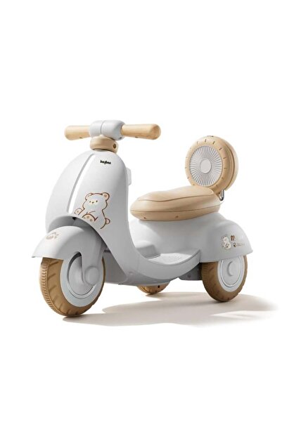 BAYBEE Teddio Electric Bike for Kids, Children's Ride on Bike with Led Light,...